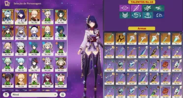 AR57 - Baal Eula Xião Kazuha Keqing Jean C1 e Mona C3 + Jade