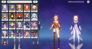 Conta Genshin Impact AR60 - Ayaka, Shenhe, Raiden, Hutao