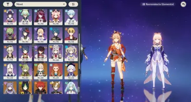 Conta Genshin Impact AR60 - Ayaka, Shenhe, Raiden, Hutao