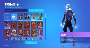 CONTA FORTNITE NEYMAR, GALAXY E SEASON 3 EM DIANTE