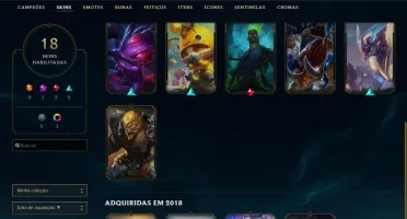 Conta League of Legends (platina 3)