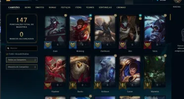 Conta League of Legends (platina 3)