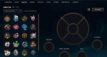 Conta League of Legends (platina 3)