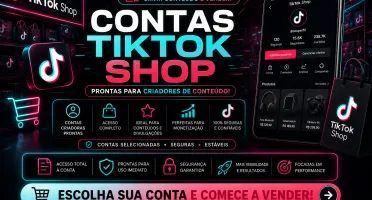 Contas Tiktok Shop Ativado - Sem Documento