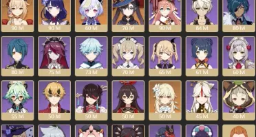 CONTA GENSHIN AR58 GANYU c ARCO DE AMOS + LANÇA DE JADE 10⭐