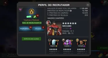 Conta Marvel Torneio de Campeões