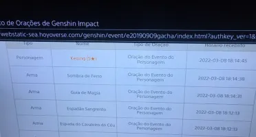 Conta Genshin Impact com Hu tao Zhongli Itto Kazuha Raiden