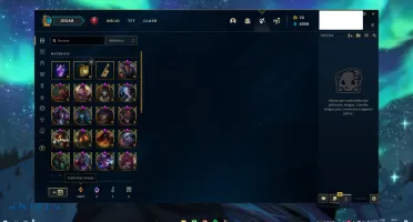 Conta Lol 127 campeões diversos, 94 Skins, 7 Cromas, 3K ESS