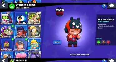 Conta Brawl Stars | KENJI + LEON 70 brawlers | Entrega Autom