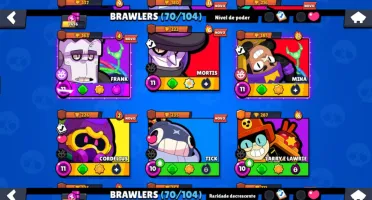 Conta Brawl Stars | KENJI + LEON 70 brawlers | Entrega Autom