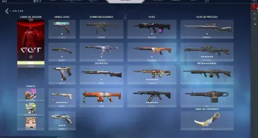 CONTA VALORANT, MAIS DE 1k EM SKINS+ SKINS DE LOL