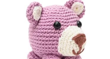 Urso bola em amigurumi