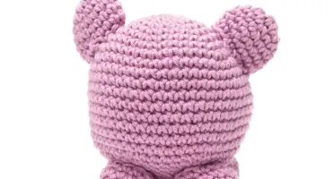 Urso bola em amigurumi