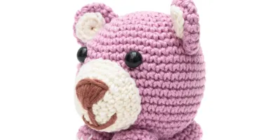 Urso bola em amigurumi