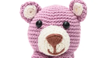 Urso bola em amigurumi