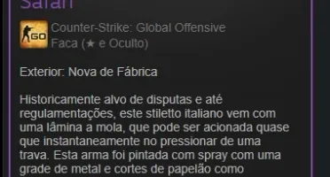 Faca Stiletto | Grade de Safári