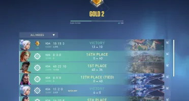 CONTA SMURF DE VALORANT OURO 2 PRONTA ENTREGA!!