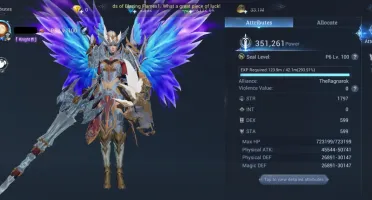 Conta do Mu Origin 3 Mobile Personagem P6 Lev 100