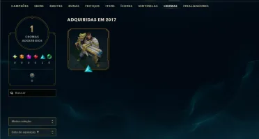 Unranked com 110 Champs e 30 Skins