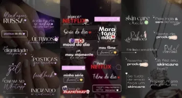 Figurinhas Instagram