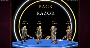World of Warcraft - PACK Transmogs de armadura (4 Conjuntos)