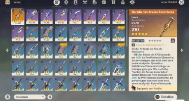 AR 22 Tighnari+ Báculo de areias escarlates 5*