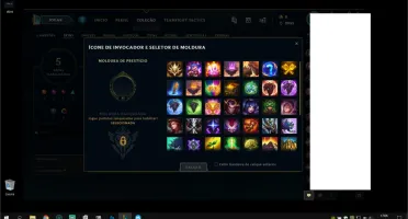 Conta com skin Irelia prestigio + icones TFT