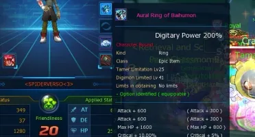 conta maginifica Digimon Online TOP