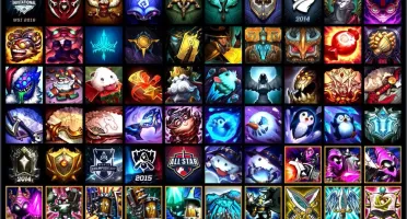 Conta de LoL c/ Borda Platina V - 55 skins 100 campeões