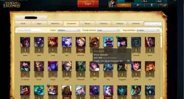 Unranked - 81 campeões - 9 skins - smurf