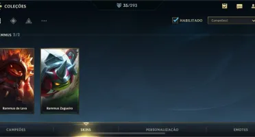 Conta de WR, LoL e Valorant