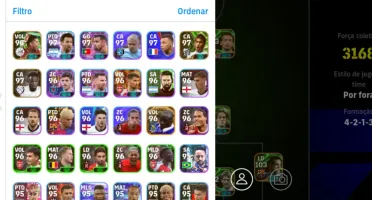 đ„ Conta eFootball 2025 Mobile â Time Brabo 3164 Força đ„