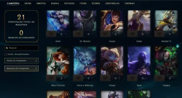 Conta DIAMANTE 4 - Smurf LOL (league of legends) ELOMOON