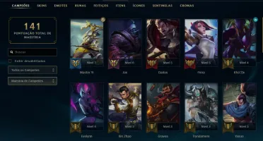 Conta League of Legends