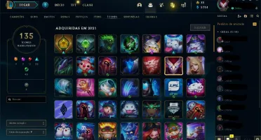 Conta unranked Platina season passada
