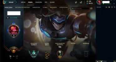 Conta lol Platina 4, 65V e 44D Excelente!!!