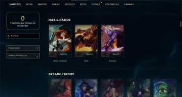 CONTA UNRANKED | NV30 | 3 CAMPEÕES | 43875 ESSÊNCIAS