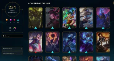 Conta league of legends/valorant