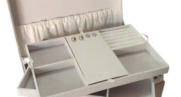 Porta-Joias Grande com Espaço para Pulseiras Altas