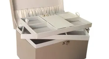 Porta-Joias Grande com Espaço para Pulseiras Altas