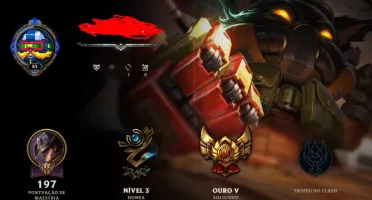 Conta LoL Gold Baratinha