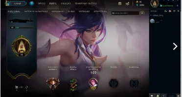 CONTA DE LOL BRONZE COM 5 SKINS 1 SKIN LENDARIA