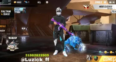 Conta Free Fire Gemada!