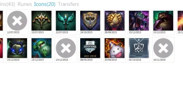 CONTA BRONZE 1 86 CHAMPS 43 SKINS 2 PÁGINAS DE RUNAS