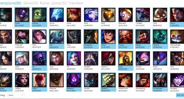 CONTA BRONZE 1 86 CHAMPS 43 SKINS 2 PÁGINAS DE RUNAS