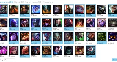 CONTA BRONZE 1 86 CHAMPS 43 SKINS 2 PÁGINAS DE RUNAS