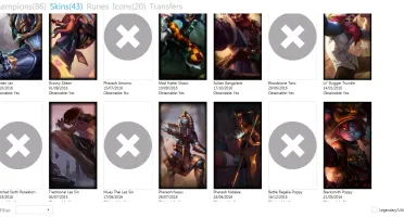 CONTA BRONZE 1 86 CHAMPS 43 SKINS 2 PÁGINAS DE RUNAS