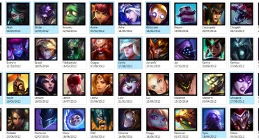 Conta lol league of legends 2012 lv 30 59 champs