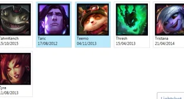 Conta lol league of legends 2012 lv 30 59 champs