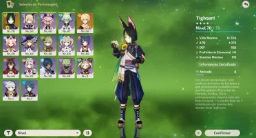 Conta Genshin Tighnari + Caminho do Caçador